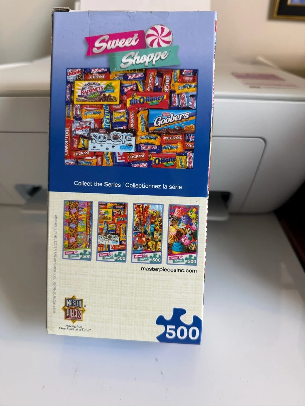 Sweet Shoppe 500-Piece Puzzle - Candy Bar Collage (Multicolor)